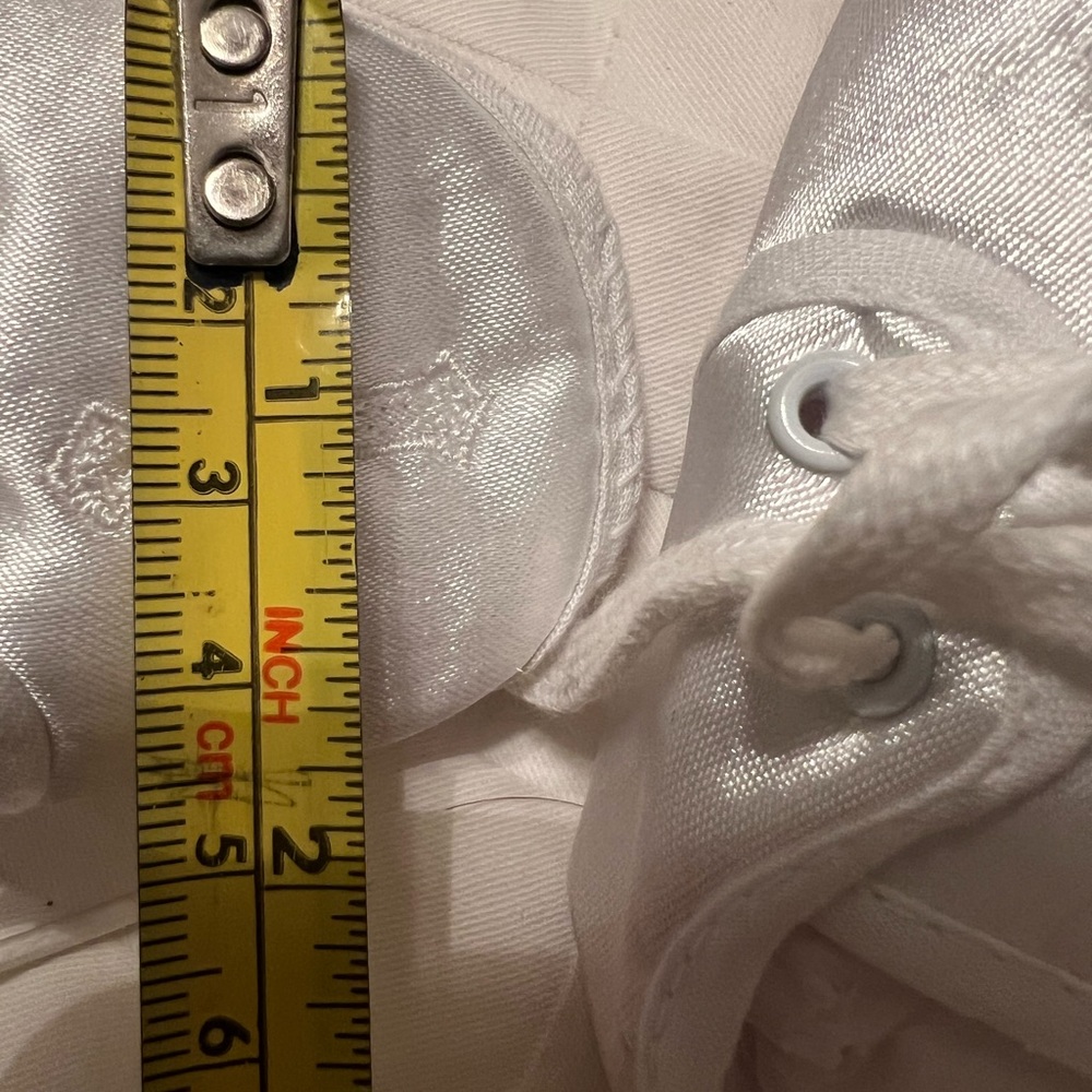 Macys NWT  baby Christening/Baptism white shoe size small - Picture 5 of 9